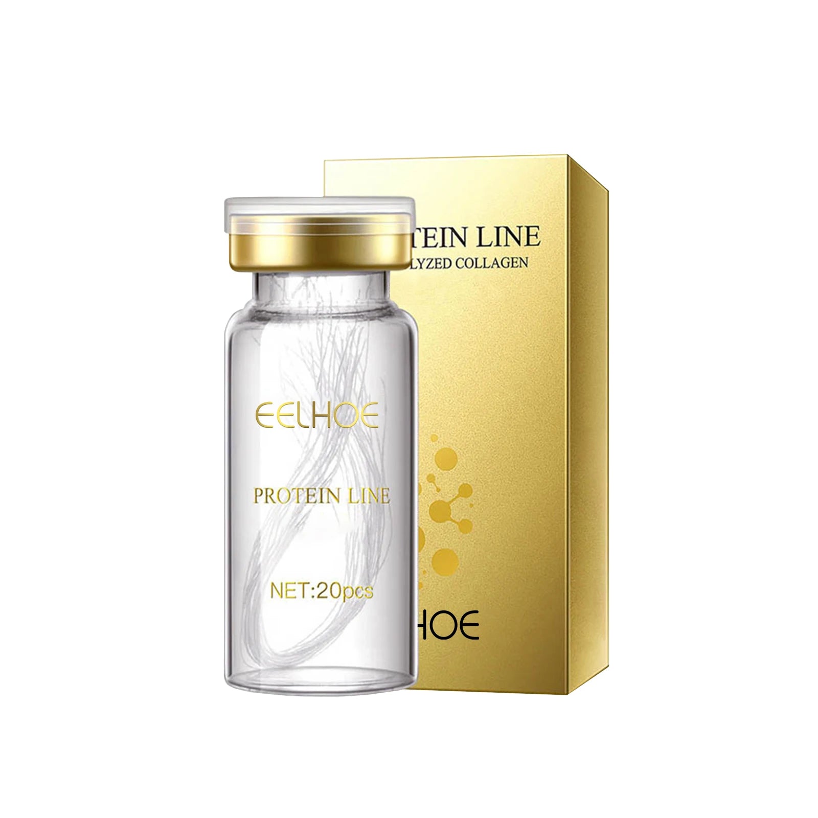 Hydrolyzed Collagen Protein Threads Fade Face Fine Lines Lift Firming Shrink Pores Deep Repair Absorbable Face Filler Skincare Oasis Select 20pcs