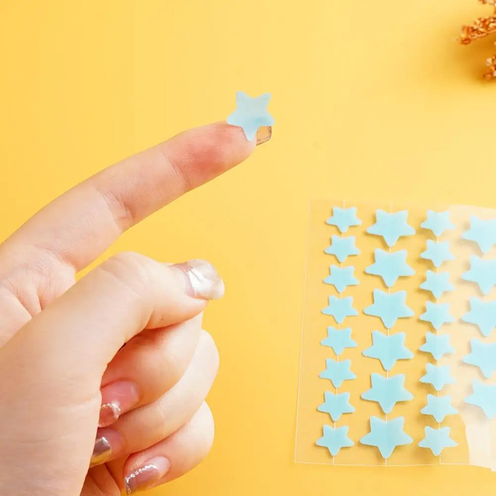 28Pcs Colorful Cute Star Shaped Acne Sticker Invisible Acne Cover Pimple Patch Skin Care Oasis Select