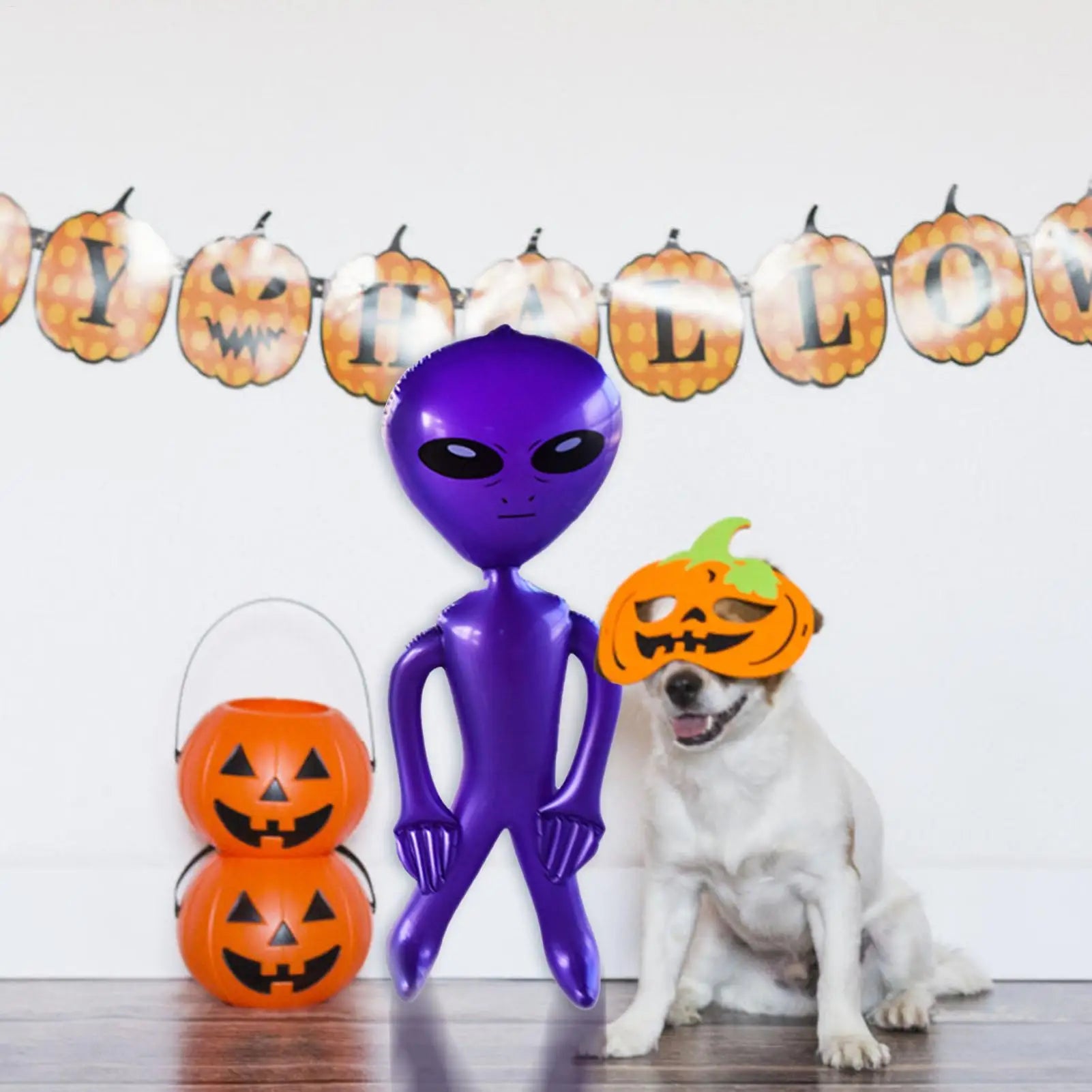 90cm Green Alien Inflate 35Inch Jumbo Green Alien Halloween Decorations Alien Balloons Photo Prop Blow up Alien for Halloween Oasis Select