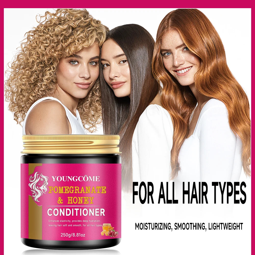Pomegranate & Honey Leave-In Conditioner for Curly Hair 250g