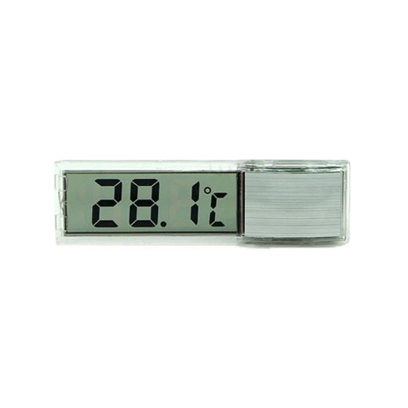 Waterproof Aquarium Thermometer 3D Digital LCD Electronic Fish Tank Temperature Fish Turtle Temp Meter Aquarium Decoration Oasis Select Silver