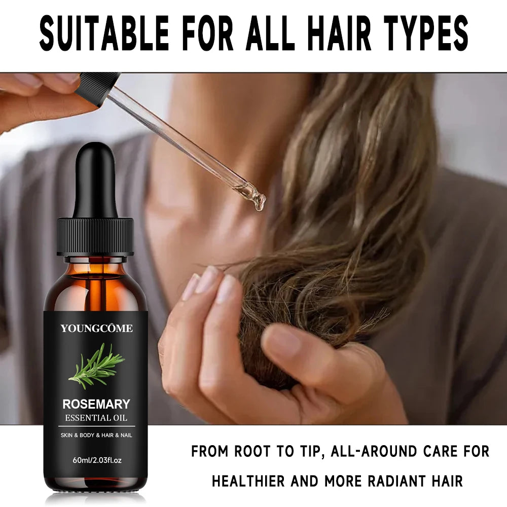 Rosemary 4-in-1 Hair Kit – Mask, Shampoo, Conditioner & Oil