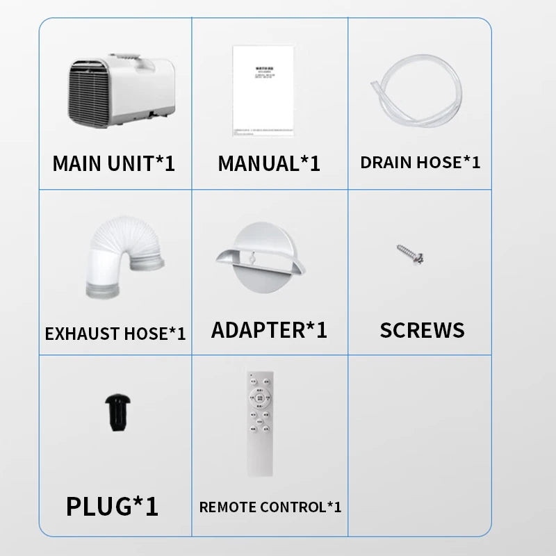 LZHZXY Portable Mini Air Conditioner | Cooling & Dehumidifier