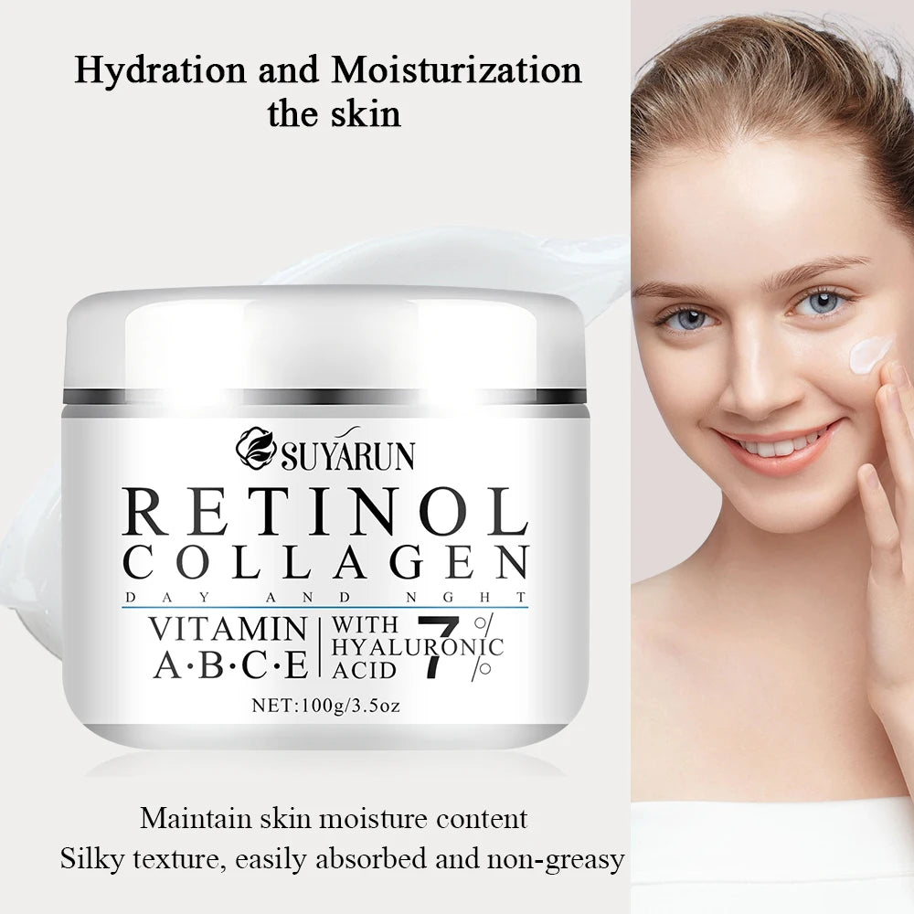 Retinol Collagen Cream – Vitamin E & Shea Butter Anti-Aging Anti-Aging Face Cream Oasis Select