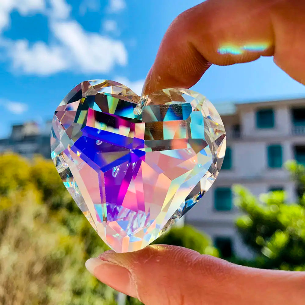 Hanging Ball Sun Catcher Clear Crystal Feng Shui Lamp Ball Prism Rainbow Wedding Decor Home Wedding Party Decoration Ornament Oasis Select