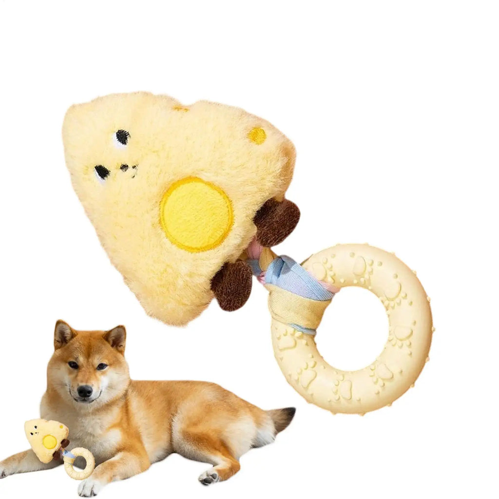 Dog Toys Rubber Plush Toys Dog Biting & Teething Relief Toys Pet Products Clean Teeth Interactive Dolls Sound Bite Pets Supplie Oasis Select