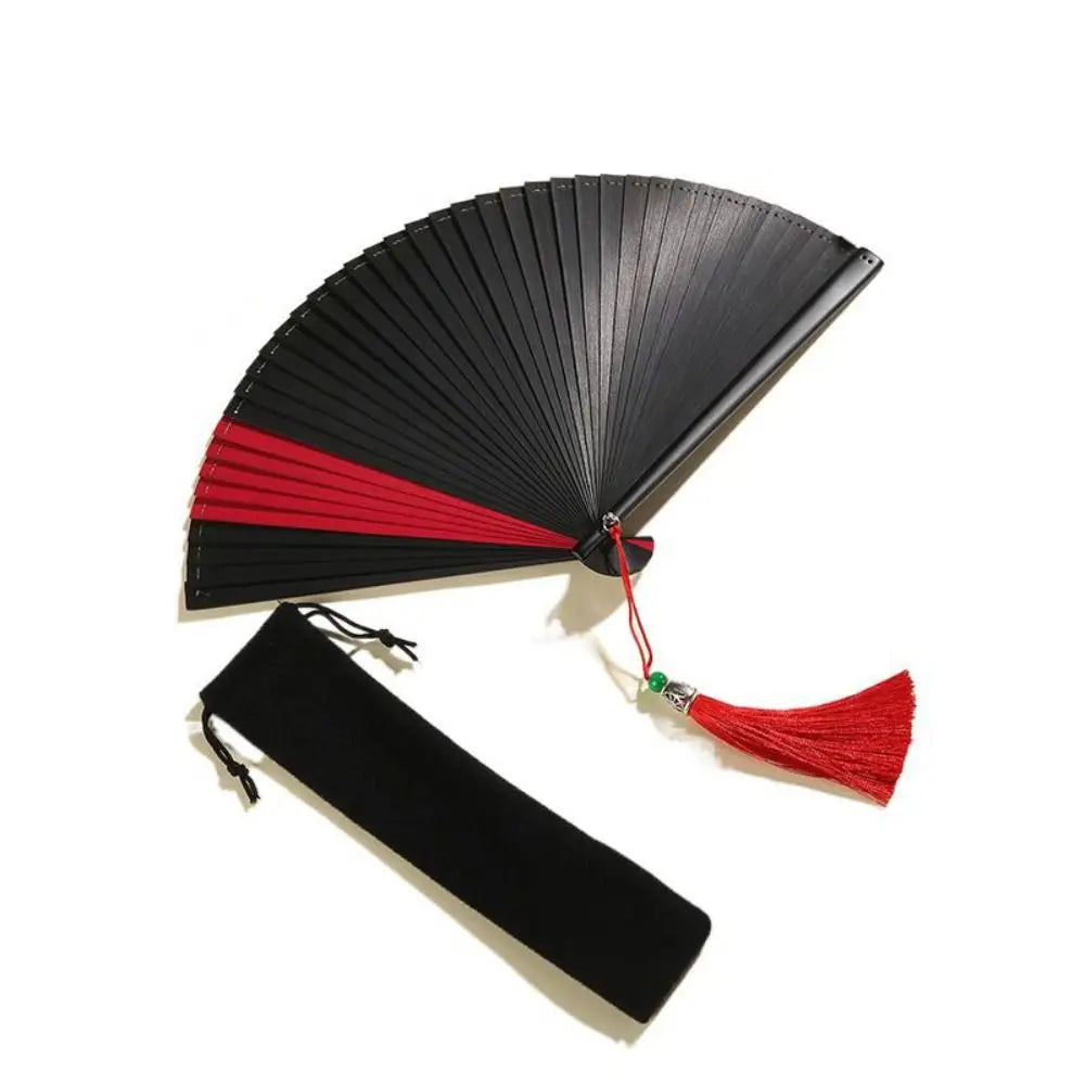 Bamboo Folding Dance Fan – Classical Kimono Style 16/18cm