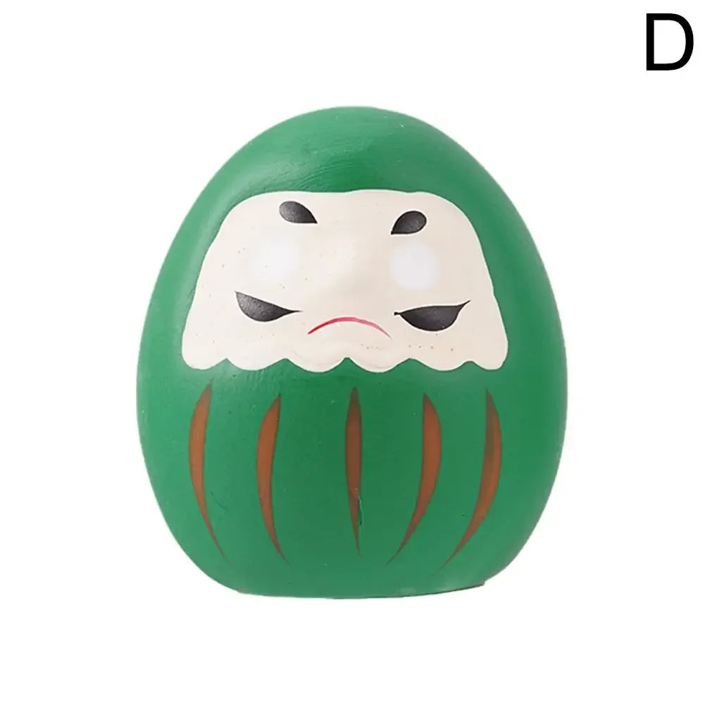 Japanese Ceramic Daruma Doll – Lucky Charm Fortune Ornament