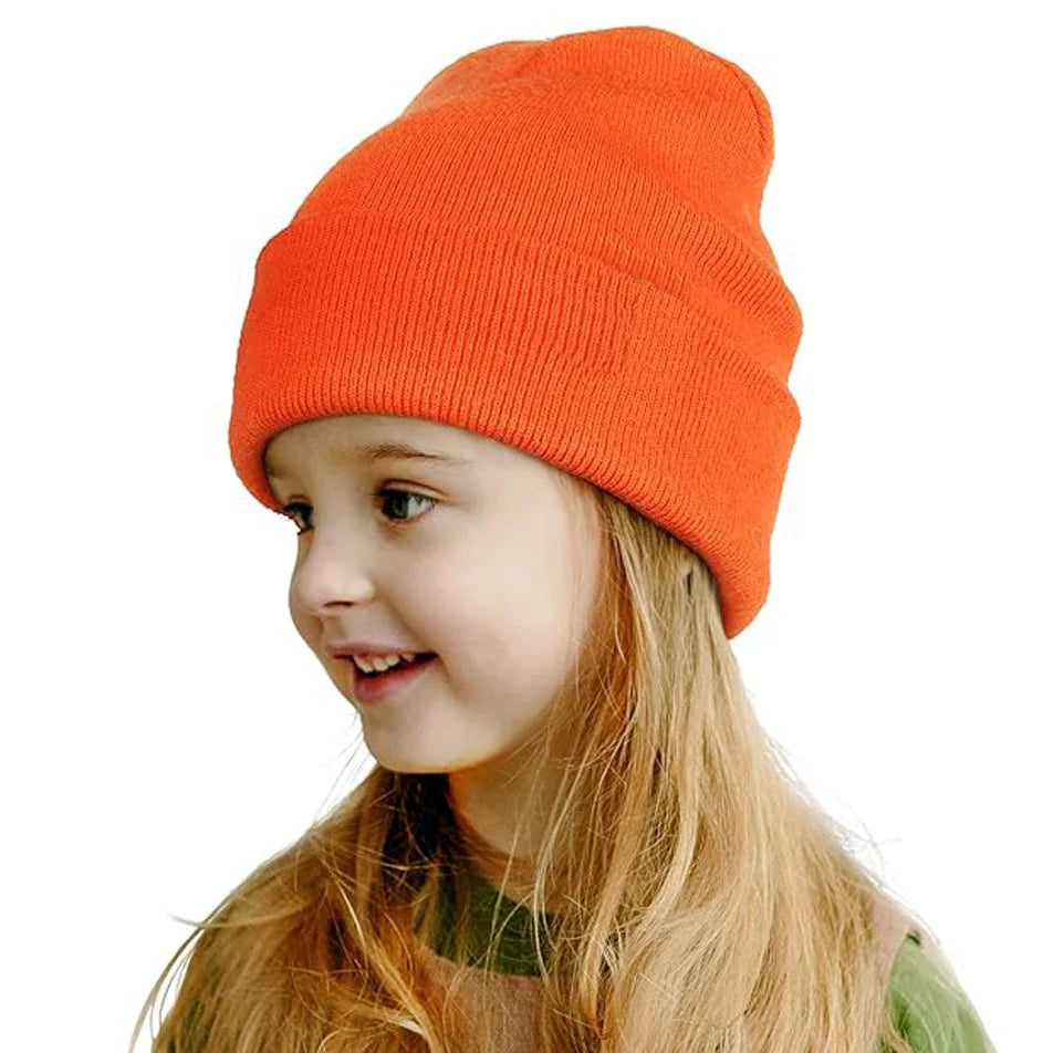 Autumn and Winter Children's Hats Knitted Hats Baby Hoodies Ski Hats Male and Female Baby Children Oasis Select