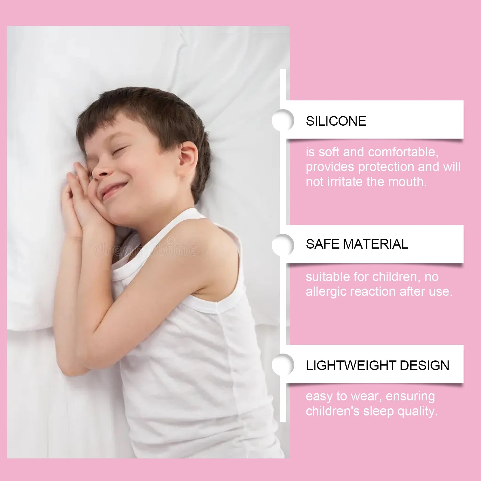 Silicone Mouth Guard: Nighttime Anti-Biting and Anti-Grinding Teeth Protector for Children's Dental Protection Oasis Select