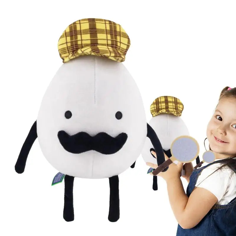Egg Plush Egg Doll 7.1 Inch Cartoon Plush Pillow Game Character Stuffed Decorative Cute Kawaii Gift Ideal For Couch Bedroom Oasis Select