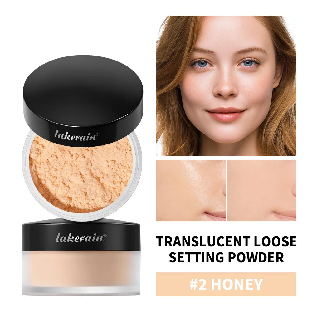 Lakerain Translucent Loose Setting Powder – Oil Control Matte