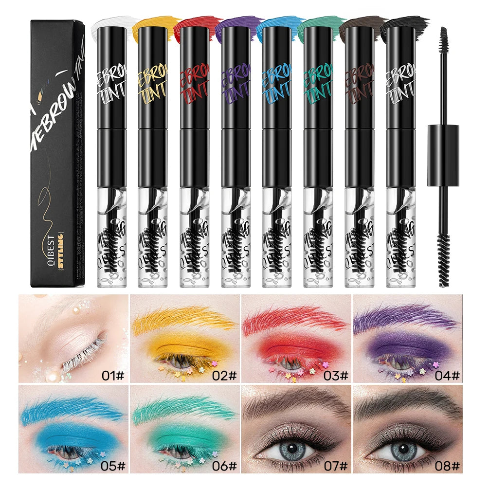QiBest 2-in-1 Tinted Eyebrow Gel & Sculpting Cream – Waterproof