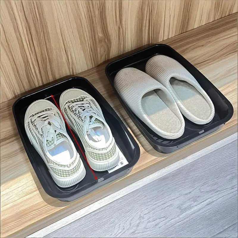 Car Shoes Storage Tray Interior Multifunctional Durable Accessory Tidying Vehicle Organizer Under Seat Container Box Oasis Select