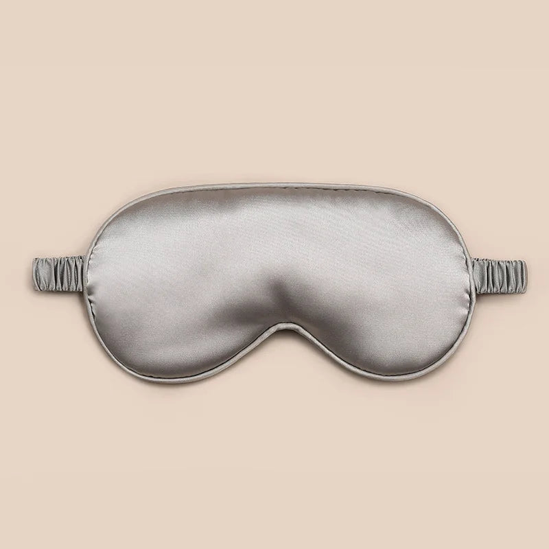 Light Blocking Sleep Eye Cover 1pcs Imitated Silk Comfortable Soft Breathable Night Sleeping Eye Shield Eye Care Sleep Use Tools Oasis Select grey