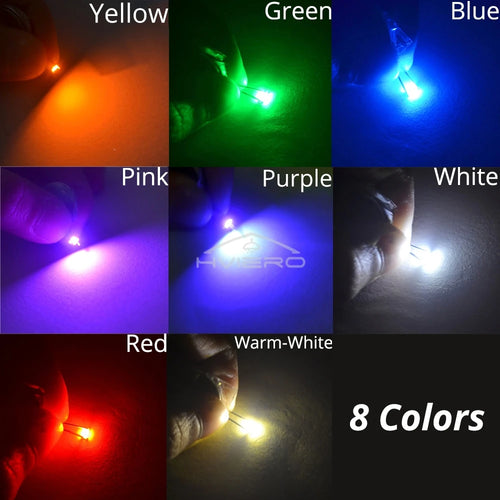 10PCS 1206 SMD LED Chip Beads – Multi-Color Super Bright Diodes SMD LED Chip Beads Oasis Select