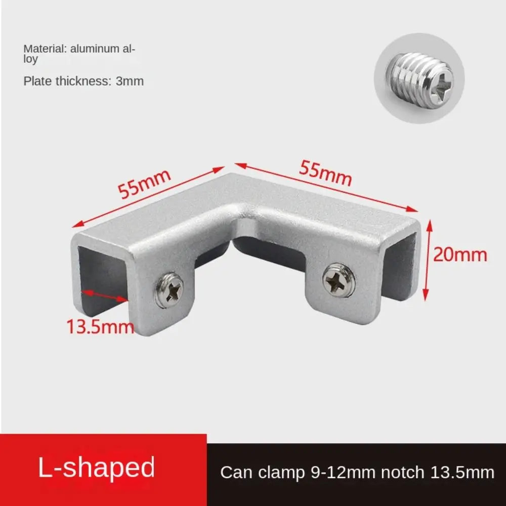 Aluminum Alloy Corner Bracket | L, T & Cross Fixing Clips