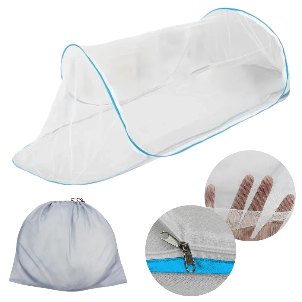 Pop-Up Mosquito Net Tent with Zipper Travel Mosquito Net Portable Outdoor Camping Mosquito Net for Camping Backyards Oasis Select