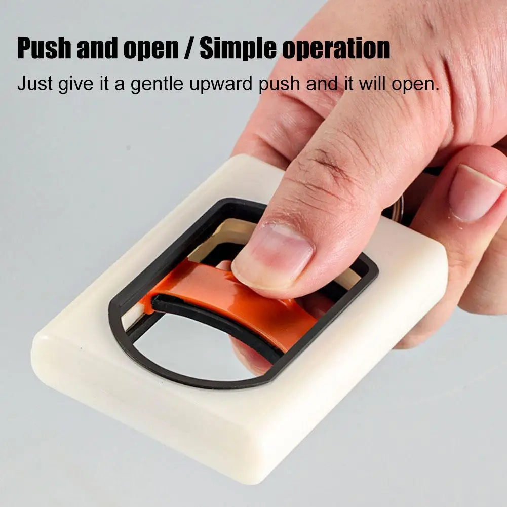 Portable Cable Tie Organizer – Glow-in-Dark & Carabiner Clip