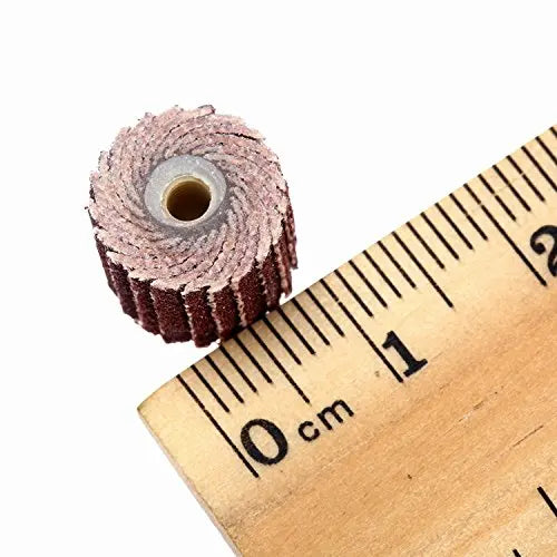 10Pcs 240# Abrasive Flap Wheel 10/12mm Sand Drum 3mm Mandrel Fit for Dremel Drill Grinder Rust Removal DIY Woodworking Polishing Oasis Select 10mm