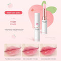 Honey Peach Lip Balm Color Change Lipstick Lips Plumper Moisturizing Hydrating Nourishing Lips Skin Care Oasis Select 02