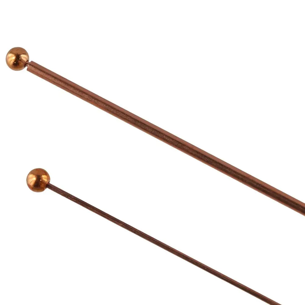 2PCS Divining Water Pure Copper Ghost hunting equipment 99.9% Copper Dowsing rods Divining Rods Ghost Hunting Oasis Select
