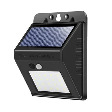 Solar Motion Sensor Wall Light – 20/40 LED, 3 Modes, IP65