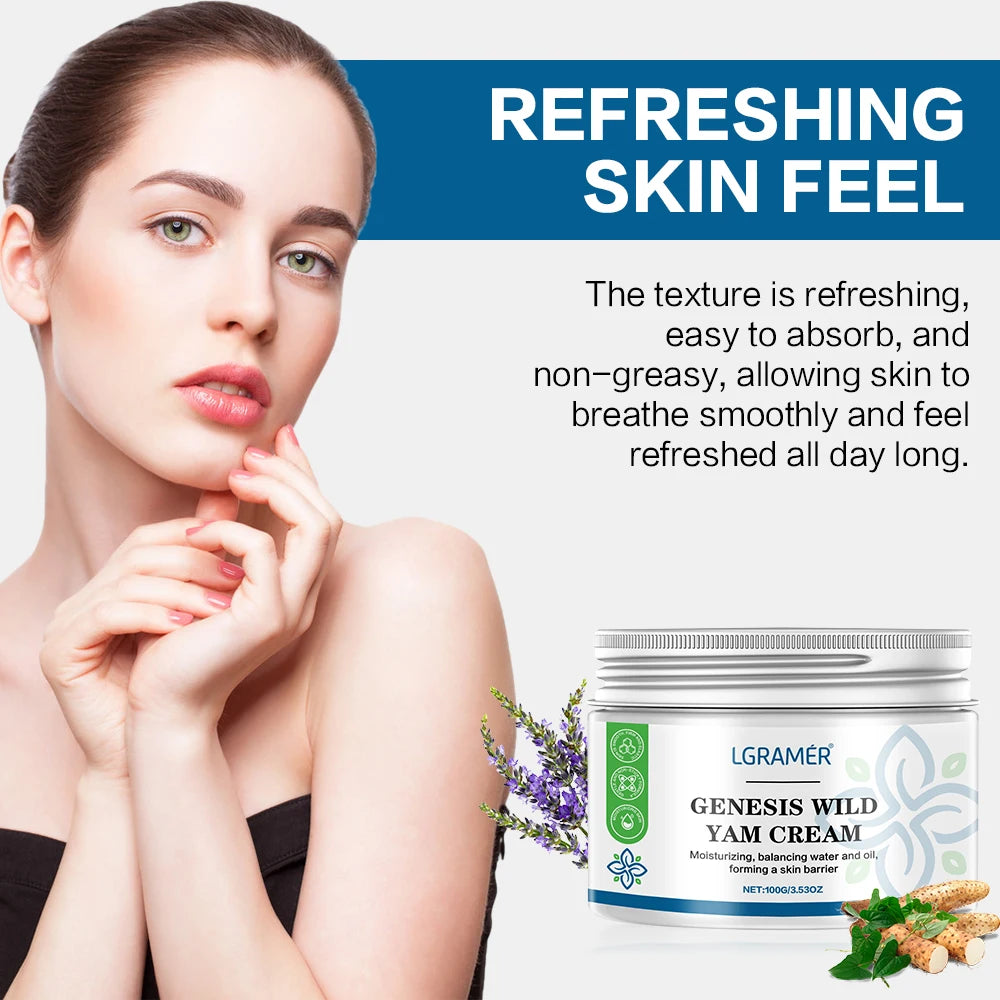 Wild Yam Cream Balance Hormonal Harmonised Hormone Yam Root Paste For Women Improve Skin Healthy Skin Care Product Oasis Select