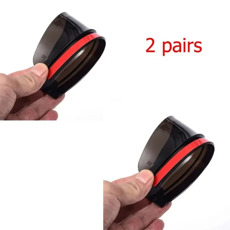 1/5pair Car Rearview Mirror Rain Shield Rain Eyebrow Rain Cover Universal Carbon Fiber Rear View Side Mirror Rain Eyebrow Shield Oasis Select 2pairs Black transpa