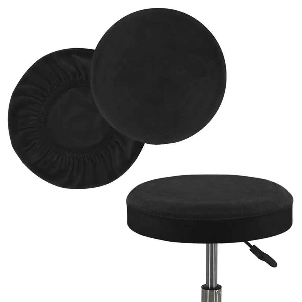 Elastic Round Stool Cover – Washable, Removable, Universal Fit