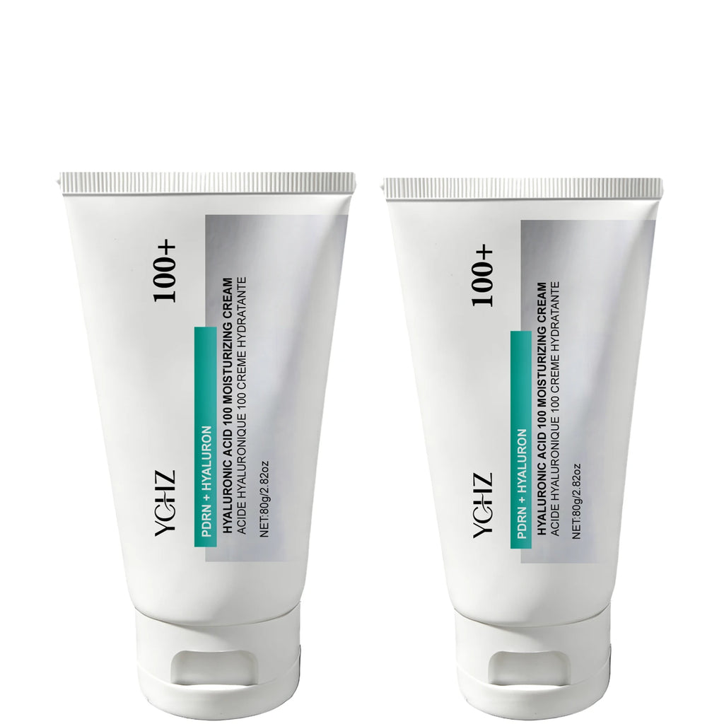 YCHZ Hyaluronic Acid Moisturizing Cream – Korean Skincare 80g Face Moisturizing Cream Oasis Select 2Pcs 80g