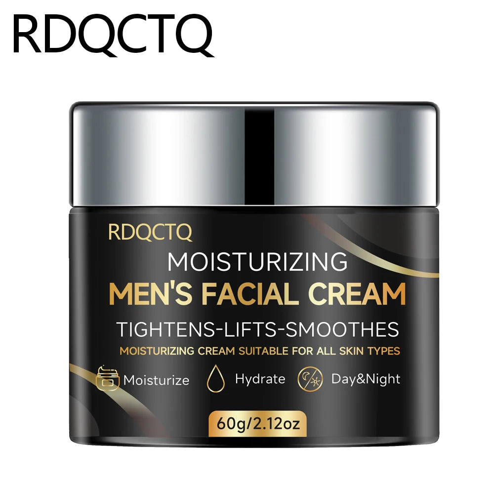 RDQCTQ Men's Retinol Firming Face Cream Skincare Brightening Smooth Wrinkles Facial Moisturizing Collagen Face Men Treatment Oasis Select