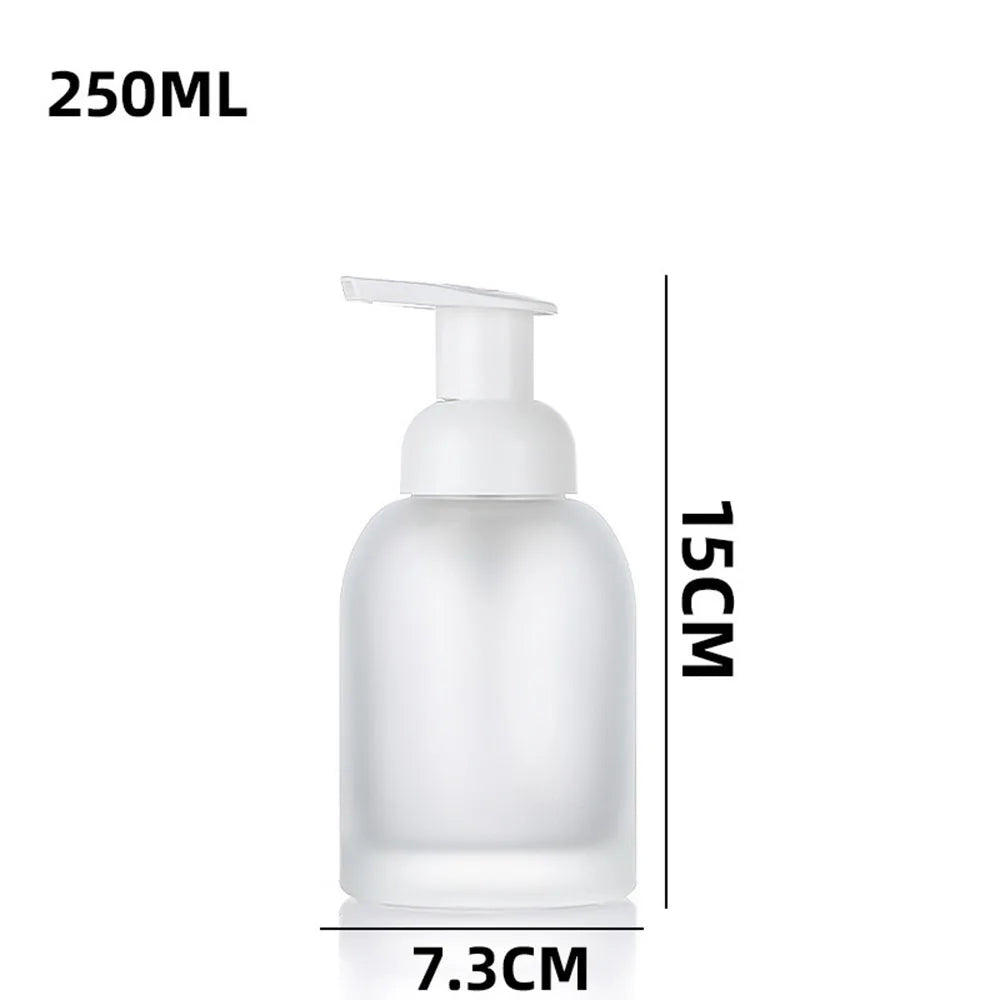 Glass Foam Pump Bottle 250ml & 375ml | Refillable Dispenser