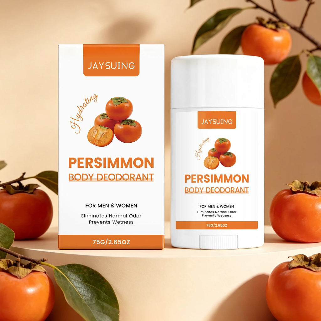 Persimmon Scent Deodorant Stick Remove Body Odor Lasting Refresh Reduce Underarm Sweat Women Men Skin Underarm Antiperspirant Oasis Select
