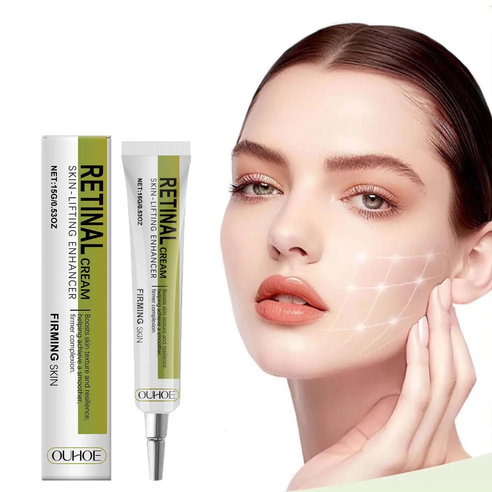 Retinol Cream Smoothing Wrinkle Firming Hydrating Barrier Support Radiant Fade Fine Lines Moisturizing Tightening Face Cream Oasis Select