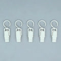 5 Pack Durable Plastic Hanging Clips 360 Degree Swivel Hooks Non Slip for Closet Hat Scarf Sock Small Item Storage Oasis Select A