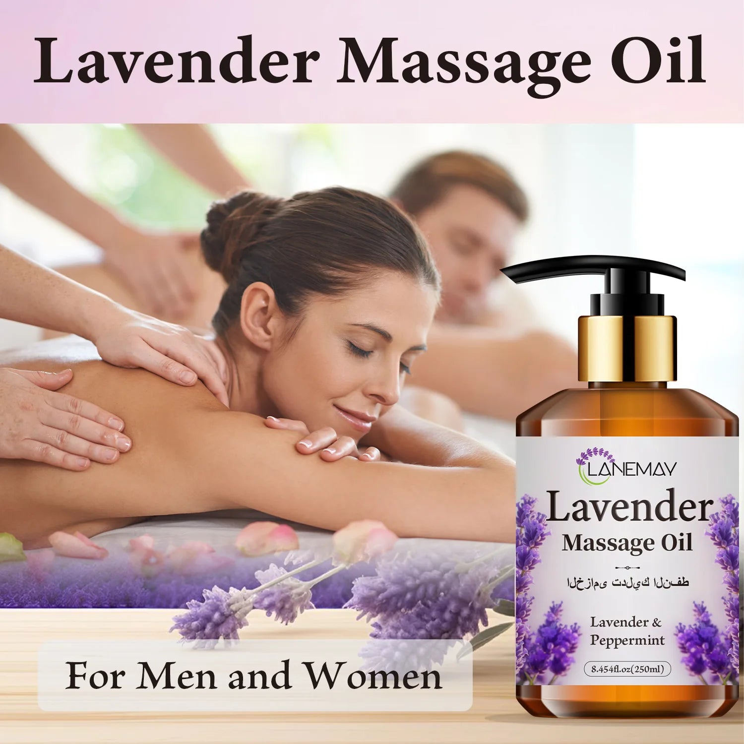 Lavender Massage Oil – Moisturizing & Calming Body Oil 250ml