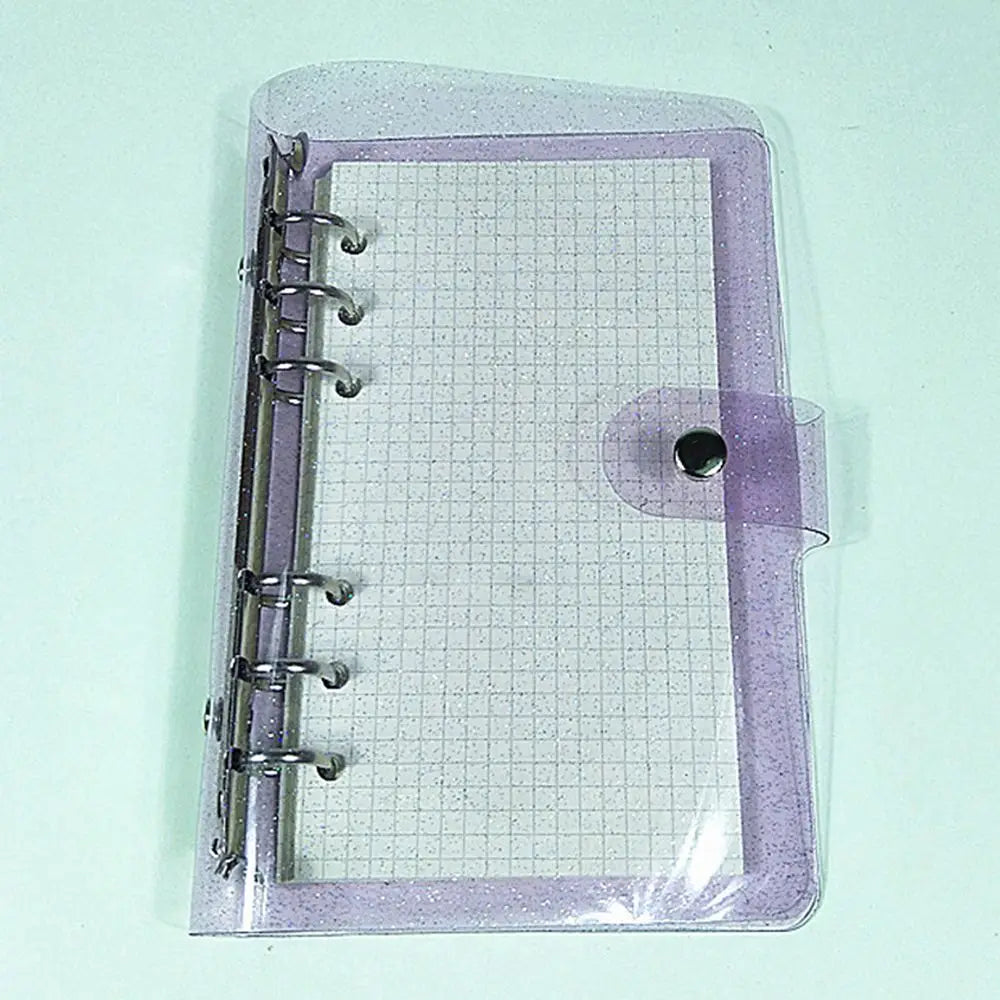 Supplies Journals Cover A5 A6 A7 Planner Cover 6 Rings Binder Binder Cover Notebook Protector Notebook Cover Loose-Leaf Cover Oasis Select Purple A7