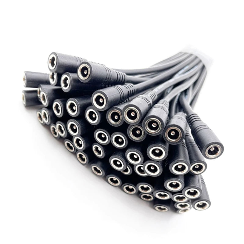 10pcs 5.5x2.1 Plug DC male or Female Cable Wire Connector For 3528 5050 LED Strip Light Oasis Select