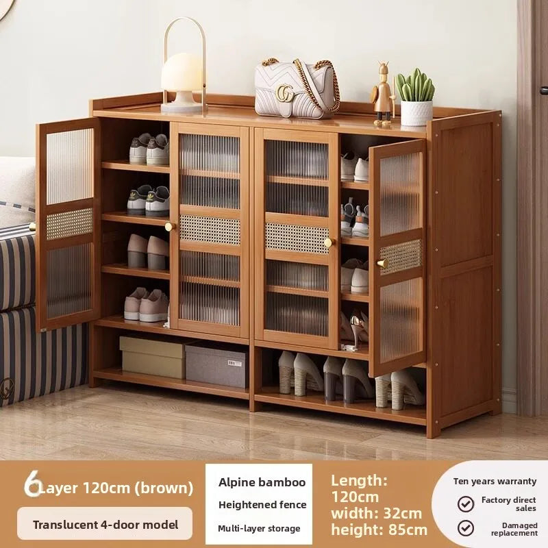 Shoe cabinet entrance household indoor shoe rack multi-layer home storage provincial space dormitory rental house shoe cabinet Oasis Select