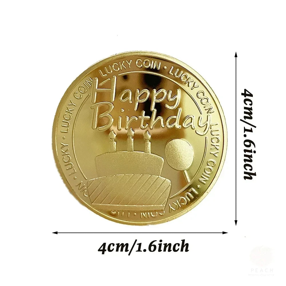 Commemorative Medal, Festival Celebration, Lucky Coin, Happy Birthday Commemoration Oasis Select
