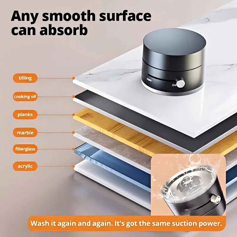 2 Double-Sided Suction Cup Bracket for Car Mount Mobile Phone Holder Magnetic Vacuum Adsorption Ultra Stable Suction Cup Bracket Oasis Select