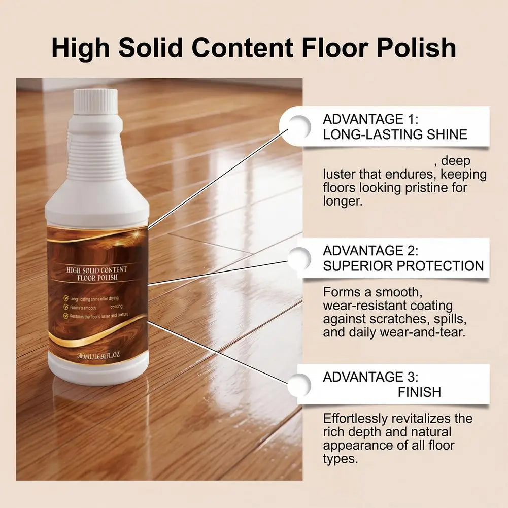 Floor Polish Cleaner Furniture Floor Scratch Dirt Remover DIY Repair Tools Long-lasting Shine No Streaks Floor Care Oasis Select