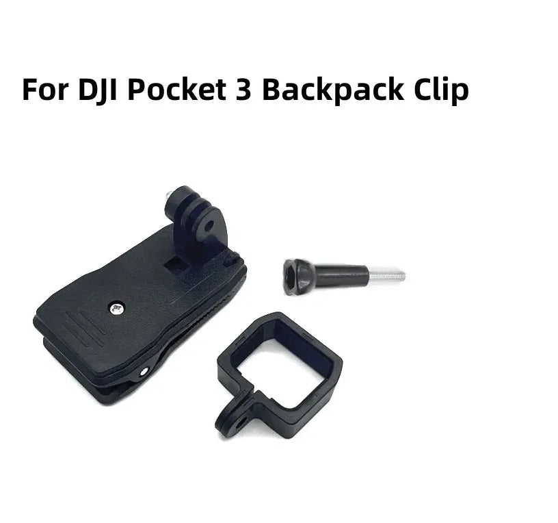 Magnetic Backpack Clip Mount for DJI OSMO Pocket 3 | 360° Ball