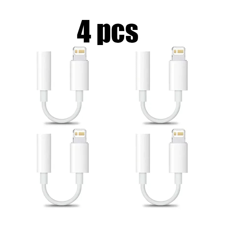 1/2/4/6pcs For IPhone 17 16 15 Plus Pro Max HiFi USB Type C To 3.5 Jack Earphone Adapter Type-C 3 5mm Audio Cable Converter Oasis Select 4pcs