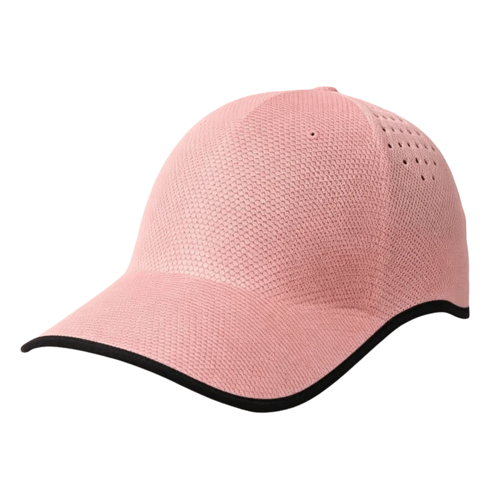 New Design Seamless Baseball Cap Quick Drying Lightweight Sports Hat Packable Breathable Visor Cap Oasis Select Pink