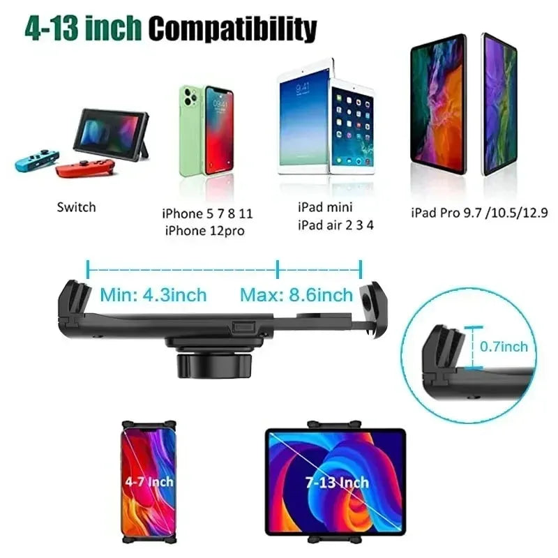 Triangular Base Ram Mount Universal Car Tablet Stand Cup Slot 360 Adjustable Smartphone Holder 270 Tilt Bar SUV Tools Oasis Select