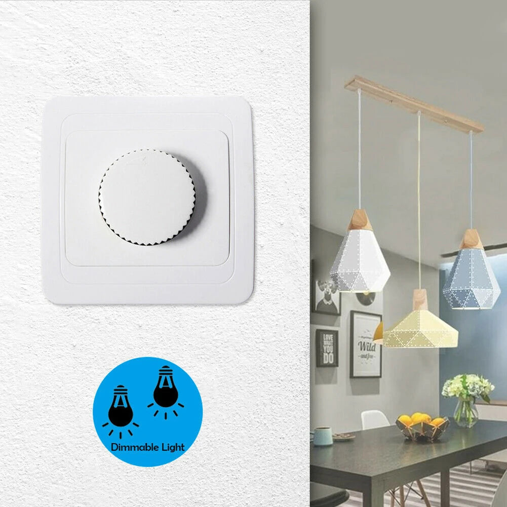 230V LED Dimmer Switch Light Adjustable Brightness Controller 4 To 300W For Flush-Mounted Dimmable Lamps Oasis Select