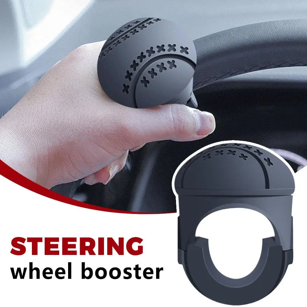 Turning Steering Wheel Booster Knob Non Slip 360° Smooth Rotation One-Hand Operation Metal Bearing Turning Helper Accessories Oasis Select
