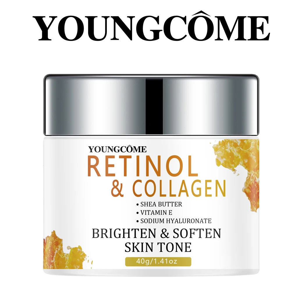 Retinol & Collagen Face Cream – Shea Butter, Vitamin E & Hyaluronate